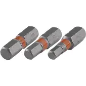 Wolfcraft Binnenzeskant Bitset 25 Mm 3-delig 4- 5- 6
