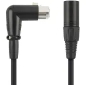 Dolphix XLR (m) - XLR (v) haaks audiokabel | 5 meter
