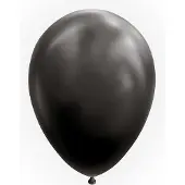 We Fiesta 10 Ballonnen 12" Zwart - Versiering Feestdecoratie Decoratie Verjaardag Jubileum Thema Feest Ballon