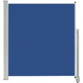 vidaXL Uitschuifbare zonnescherm zijwand, 140 x 300 cm, blauw