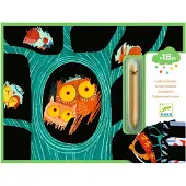 Djeco Rubbelkarten - Tiere - - One Size - Malbücher