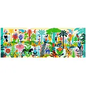 Djeco puzzel Jungle - 100 stukjes - FSC karton - kleurrijke legpuzzel.