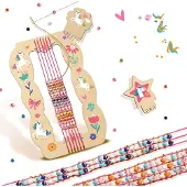 SES Creative glasparelarmbanden, knutselset voor armbanden, geschikt voor kinderen vanaf 6 jaar, meerkleurig