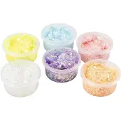 Creativ Company Glitter Clay 6x20 ml Pastelkleuren