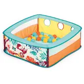 Ludi Box m. Ballen - 80x80x30 cm - Jungle - - OneSize - Ballenbakken