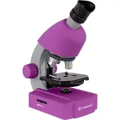 Bresser Junior Microscoop – 40x640x – Paars – Incl. Accessoirespakket – Voor Transparante Preparaten