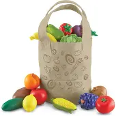 Learning Resources speelgoed groente en fruit tas - educatief rollenspel. - 3+