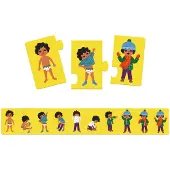 Djeco Puzzel - 10 stk - Ik doe mij Doorzichtig - - OneSize - Puzzels