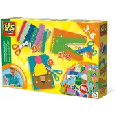 SES Creative Ik Leer Knippen Stap voor Stap - 30 Knipvellen - Vanaf 3 Jaar - Kinderschaar - Schoencadeautjes Sinterklaas