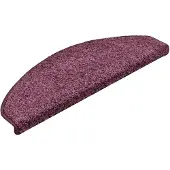 vidaXL Trapmatten 15 st 65x21x4 cm Donkerpaars Halfrond Groot