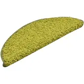 vidaXL Trapmatten 15 st 56x17x3 cm Groen Halfrond