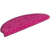 vidaXL Trapmatten 15 st 65x21x4 cm Roze Halfrond Groot