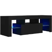 vidaXL Tv-meubel met LED-verlichting 120x35x40 cm zwart