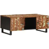 vidaXL Salontafel 100x54x40 cm massief gerecycled hout en bewerkt hout