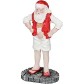 Luville Sledgeholm Kerstdorpminiatuur Santa Visiting Sauna (kerstman Sauna) 3 X 2,3 X 7 Cm