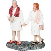 Luville Sledgeholm Kerstdorpminiatuur People Visiting Sauna (mensen Sauna) 5,5 X 3,5 X 7 Cm