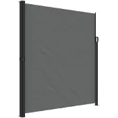 vidaXL Windscherm uittrekbaar 220x500 cm antracietkleurig