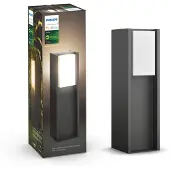 Philips Turaco sokkellamp White zwart laag