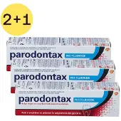 Parodontax No Fluoride tandpasta voor bloedend en gezwollen tandvlees 3x75 ml Tandpasta