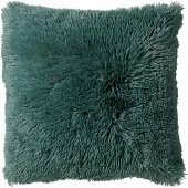 Dutch decor Sierkussen Fluffy Groen 45 X 45 X 10 Cm