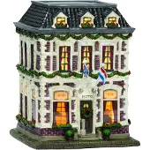 Dickensville Kersthuisje Hotel Harlingen 16,8 X 16,4 X 32,7 Cm