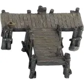 Dickensville Kerstdorpminiatuur Aanlegsteiger T-vorm 12,6 X 6,1 X 4,7 Cm