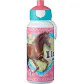 Mepal Drinkfles Pop-up My Horse 400ml Multi multi Kunststof Mepal Drinkfles