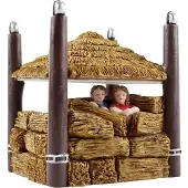 Peha Dickensville Elfsteden Kerstdorpminiatuur Hooiberg 10 X 10 X 11 Cm