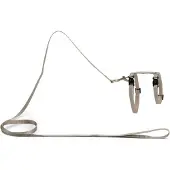 Beeztees Uni - Kattentuig - Nylon - Lichtgrijs - 27-45 cm