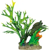 Superfish Aquarium Decoratie Onderwater Scène Met Schildpadden 14 X 8 X 27 Cm