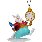 Kurt S. Adler Orn.plc disney alice konijn l14cm