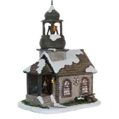 Luville Church adapter included l25xw17,5xh31 cm kersthuisje