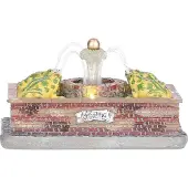 Luville Kikkerfontein verlicht l15b11h8cm groen
