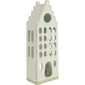 Countryfield Waxinelichthouder Wilhelmus Wit 8,5 X 8,5 X 23 Cm