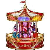 Luville Kerstdorp | Draaimolen | (Led, Batterijen)