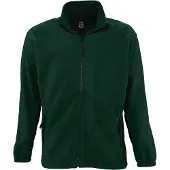 Sols Heren North Full Zip Outdoor Fleece Jacket (Bosgroen)