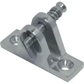 BREG RVS dekplaat 80gr. met uitneembare pin.