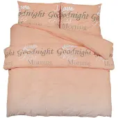 vidaXL Dekbedovertrekset 200x220 cm katoen roze