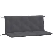 vidaXL Tuinbankkussens 2 st 120x50x7 cm oxford stof antracietkleurig