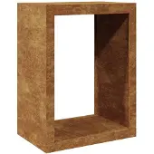 vidaXL Houtopslagrek, 60x40x80 cm, weerbestendig staal