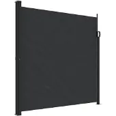 vidaXL Windscherm uittrekbaar 200x500 cm zwart