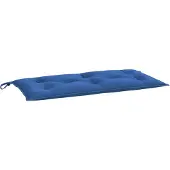 vidaXL Tuinbankkussen 110x50x7 cm stof blauw