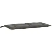 vidaXL Tuinbankkussen 100x50x7 cm stof gemêleerd donkergrijs
