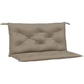 vidaXL Tuinbankkussens 2 st 100x50x7 cm oxford stof taupe