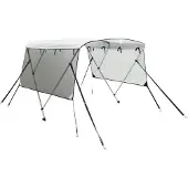 vidaXL Biminitop 3 bogen met mesh zijwanden183x(154-167)x137 cm
