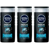 Nivea 3x Men Rock Salts Douchegel 250 ml