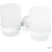Haceka Bekerhouder Rondi Dubbel Glas Wit