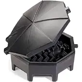 Pig NEW DRM672-BK - UNIVERSELE POLY TROMMELTRECHT MET SCHARNIEREND DEKSEL