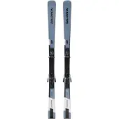 Salomon - Packs (ski's & bindingen) - S/Max 10 + M11 Gw Copen Blue/Black/White 2025 voor Unisex - Maat 165 cm - Blauw