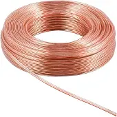 S-Impuls LS-Kabel, 2x2,5qmm, 0,25ziger, transp.CCA 100m